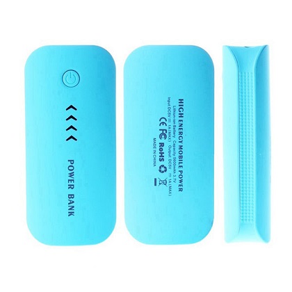 Power Bank 4400mAh External Battery Charger USB Portable Charger with Flashlight