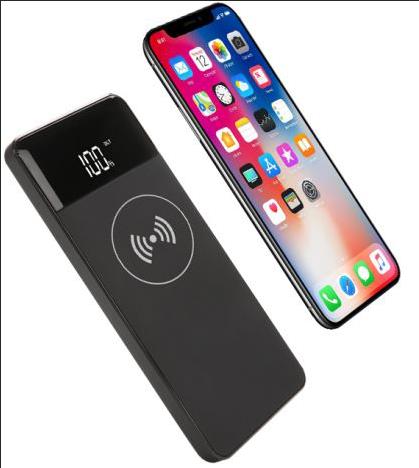 Wireless Charger Wireless Portable Charging Pad 10000mAh USB Power Bank Charging Station Compatible for iPhone X/8/8 Plus Samsung Galaxy S8/S8+/S9 Plus/S7/Note 8 for All Qi-Enabled Phone