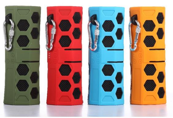 Water Proof Adventure Bluetooth Speaker with Bluetooth 2.1 + EDR, 5W X 2 Output Power and IPX67 Water Proof Level