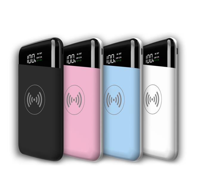 Mobile Phone Power Supply, Universal Slim Powerbank, Type C 10000mAh Portable Wireless Power Bank 