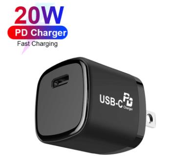 Super Mini Single Port 20WPD Phone Charging Head USB C Charger for Apple iPhone12