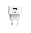 30W Max Portable Travel PD Type-C & USB-A Fast Charging Wall Charger
