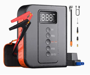 4-in-1 Jump Starter with Air Compressor