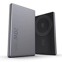 Pd20W Ultra-Thin Portable Fast Charger 5000mAh Magnetic Wireless Power Bank